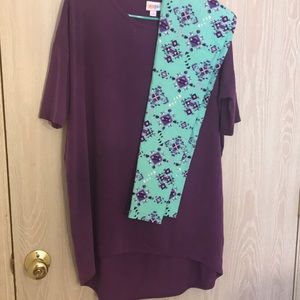 Purple Lularoe Irma Set